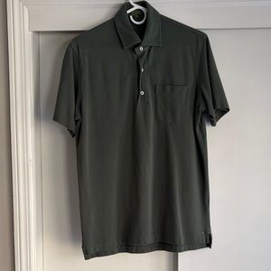 Sid Mashburn Green Cotton Polo S